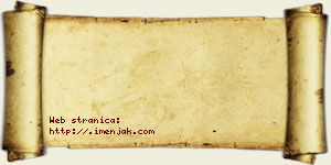 Danica Aćimac vizit kartica